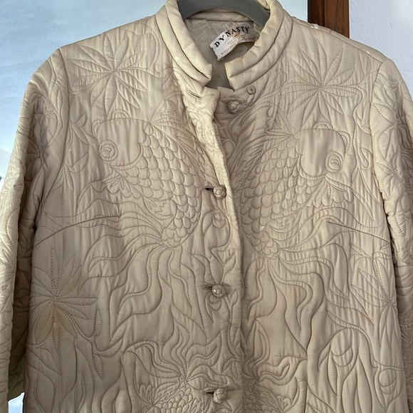 Vintage Dynasty Quilted Housecoat - Picture 2 of 6